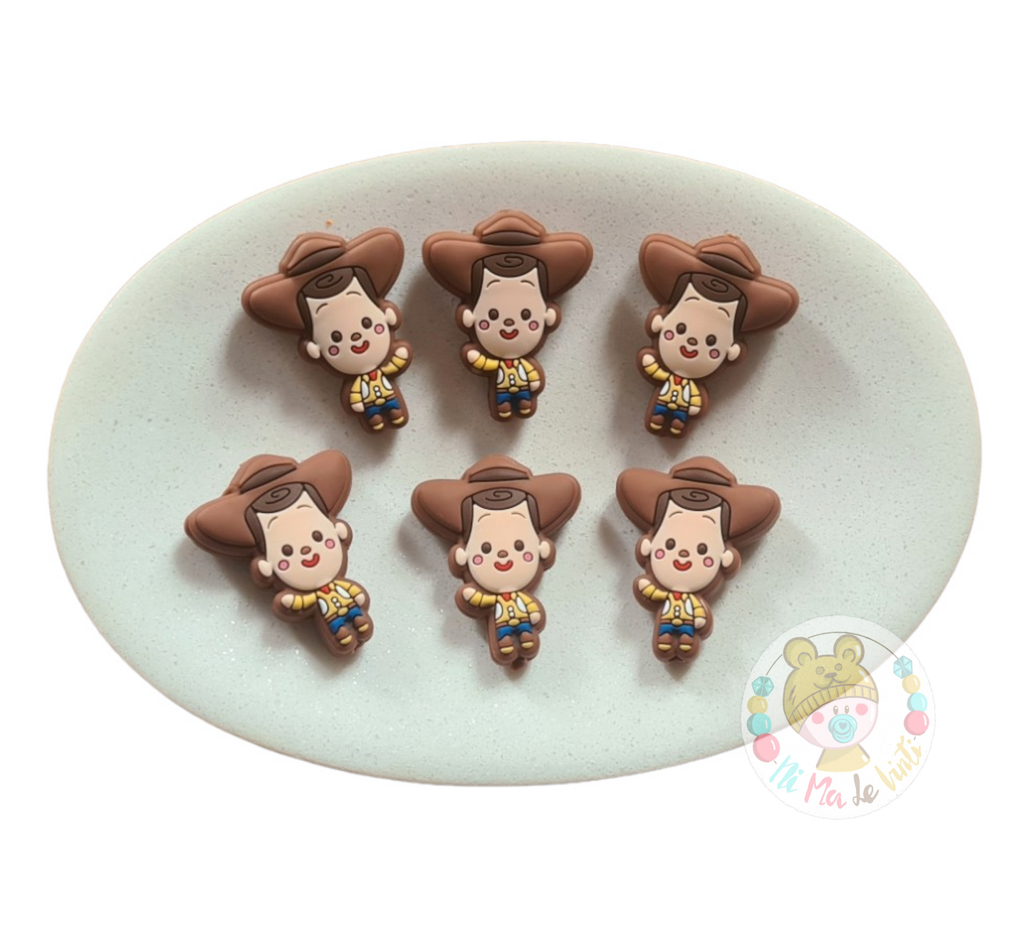 Woody  from Toy Story Silicone Beads