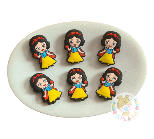 Snow White Silicone Beads