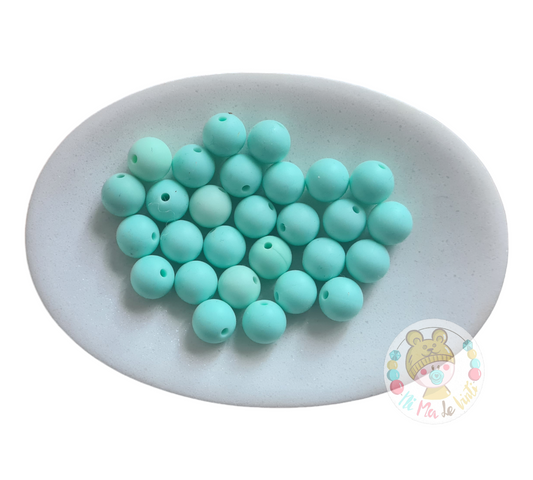 Mint 12mm Beads