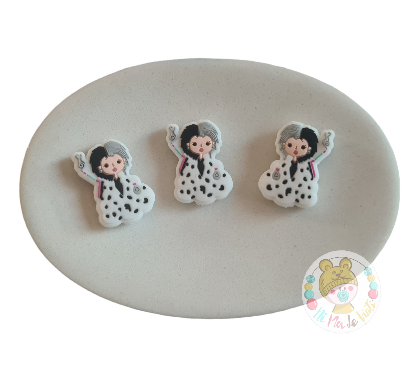 Cruella de Vil Silicone Beads