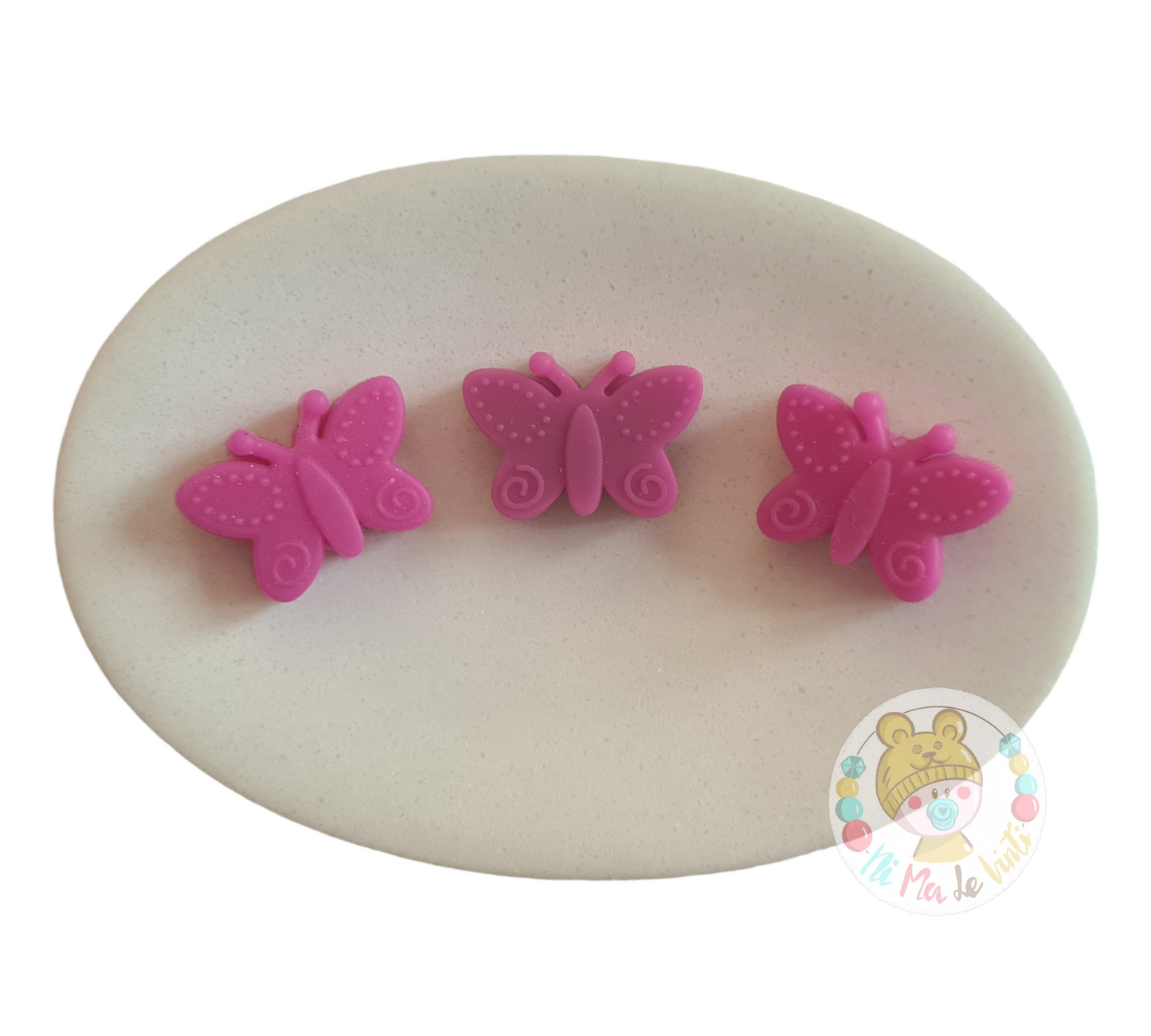 Butterfly Silicone beads