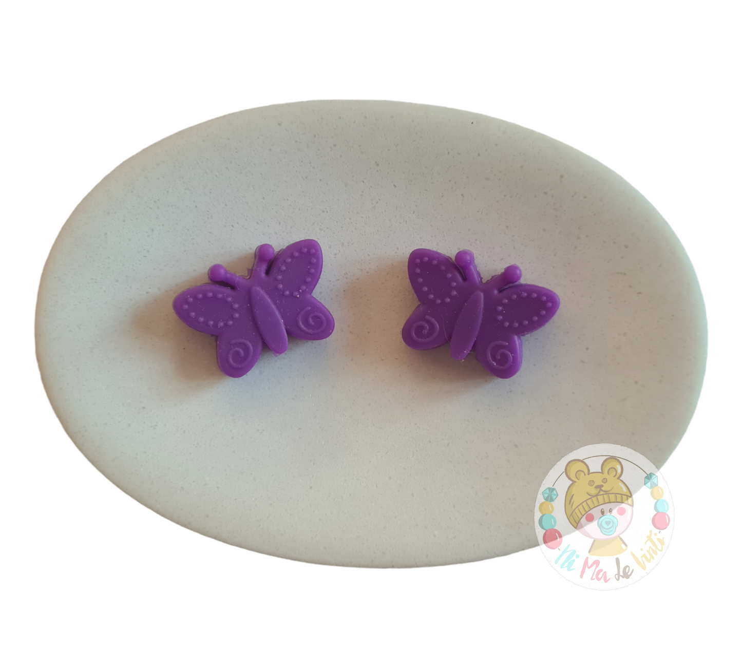 Butterfly Silicone beads