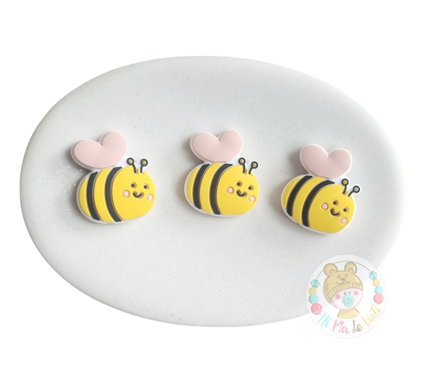 Bumblebee Silicone Beads