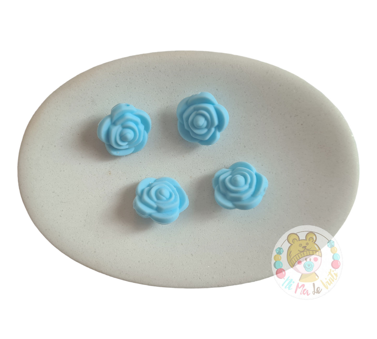 Small Rose Beads
