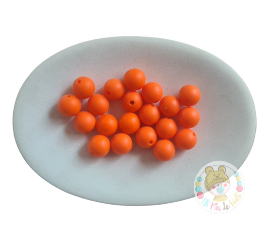 Orange 12mm Beads