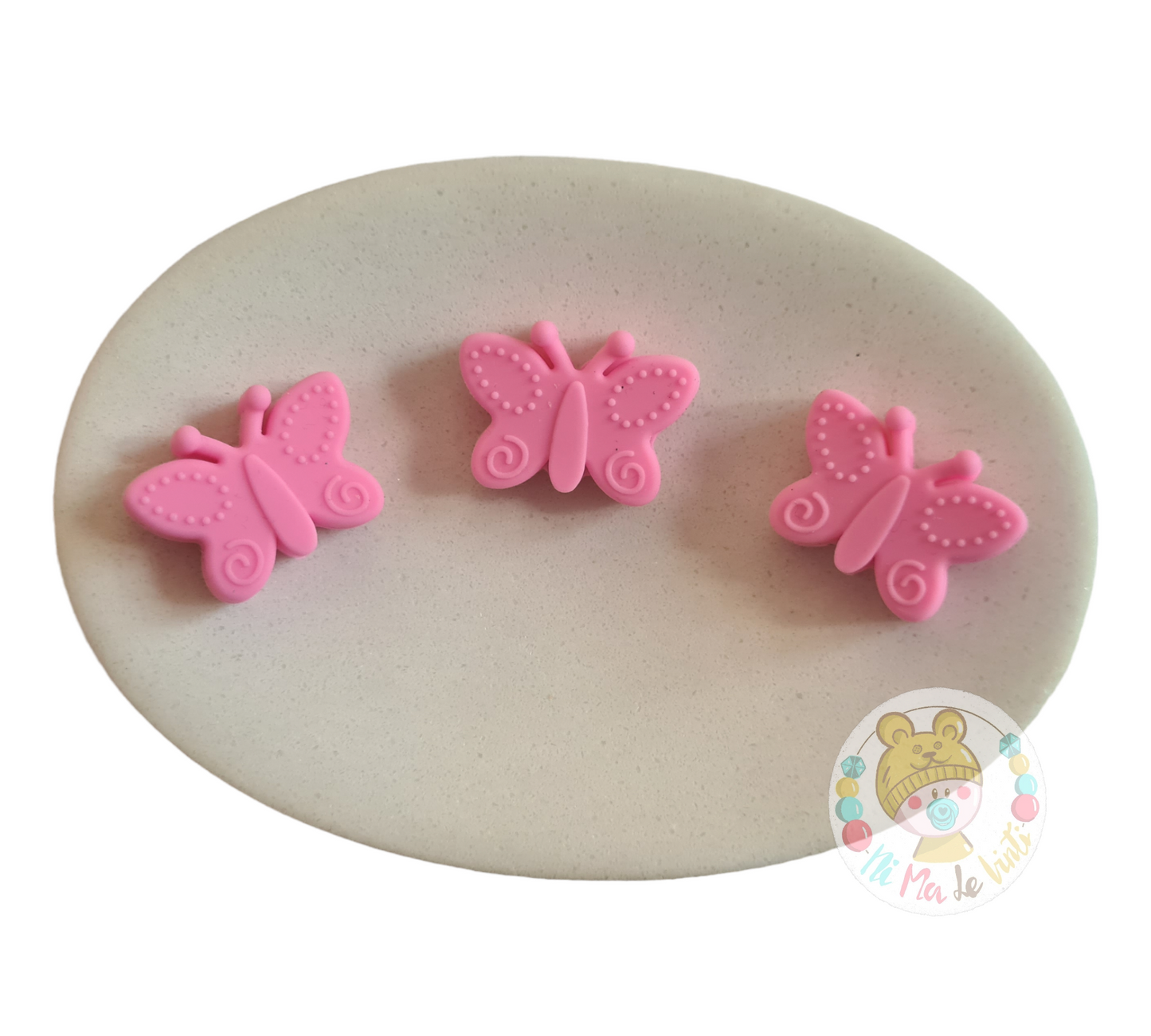 Butterfly Silicone beads