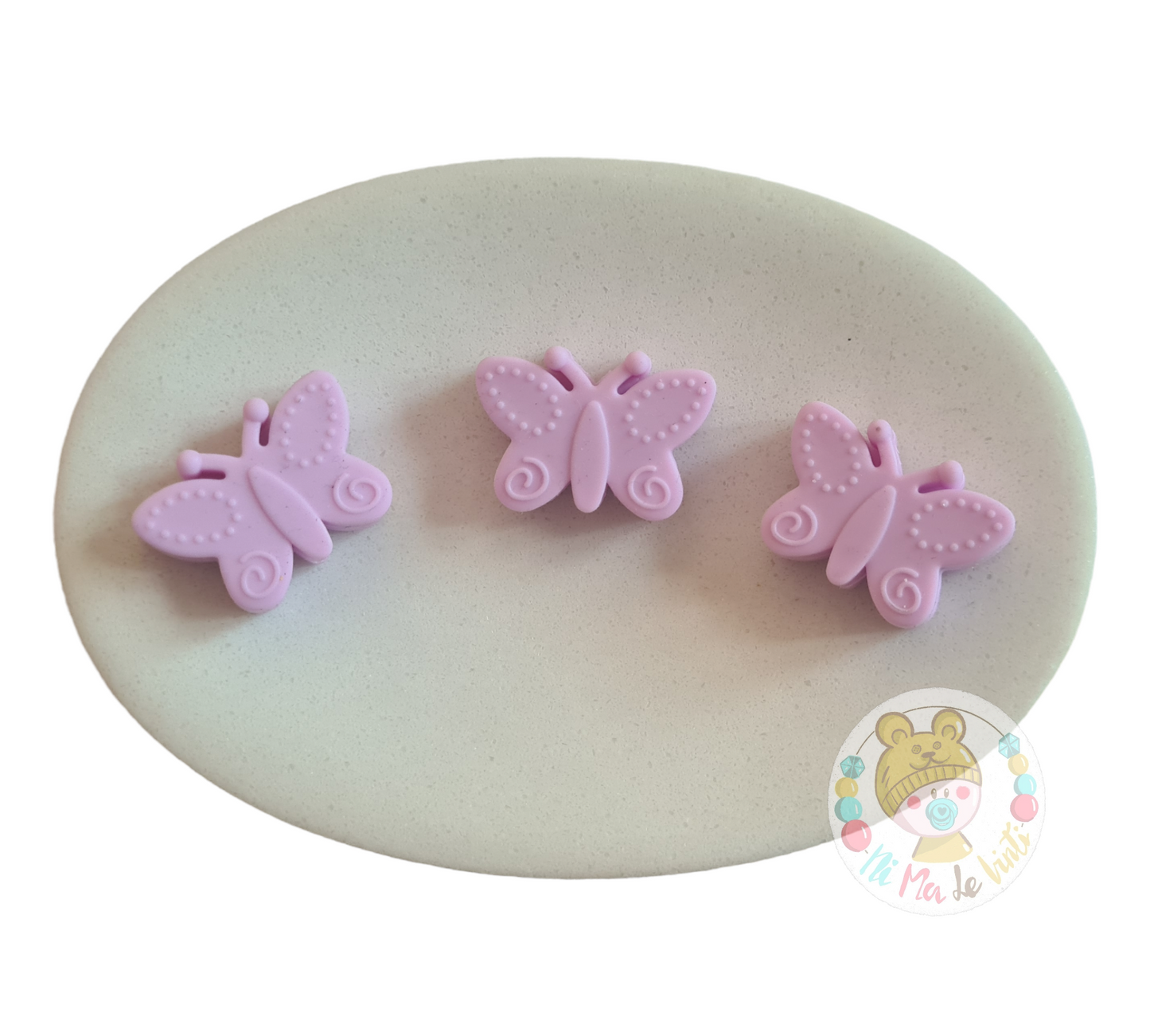 Butterfly Silicone beads