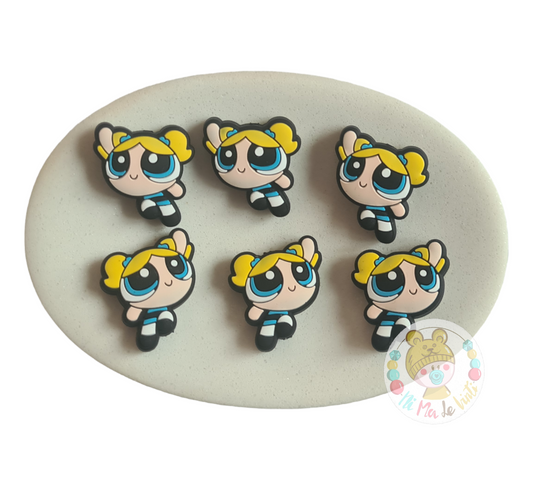 Bubbles Powerpuff girl Silicone Beas