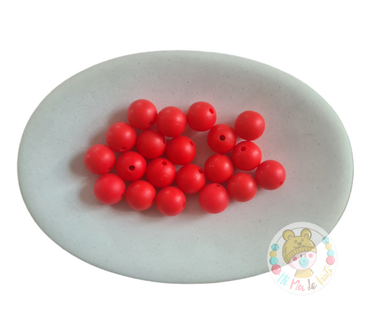 Red 12mm Beads