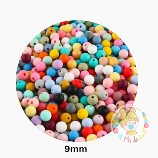 9mm Round  Silicone Beads