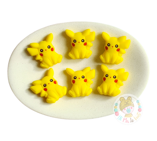 Pokemon Pikachu Focal Silicone Bead