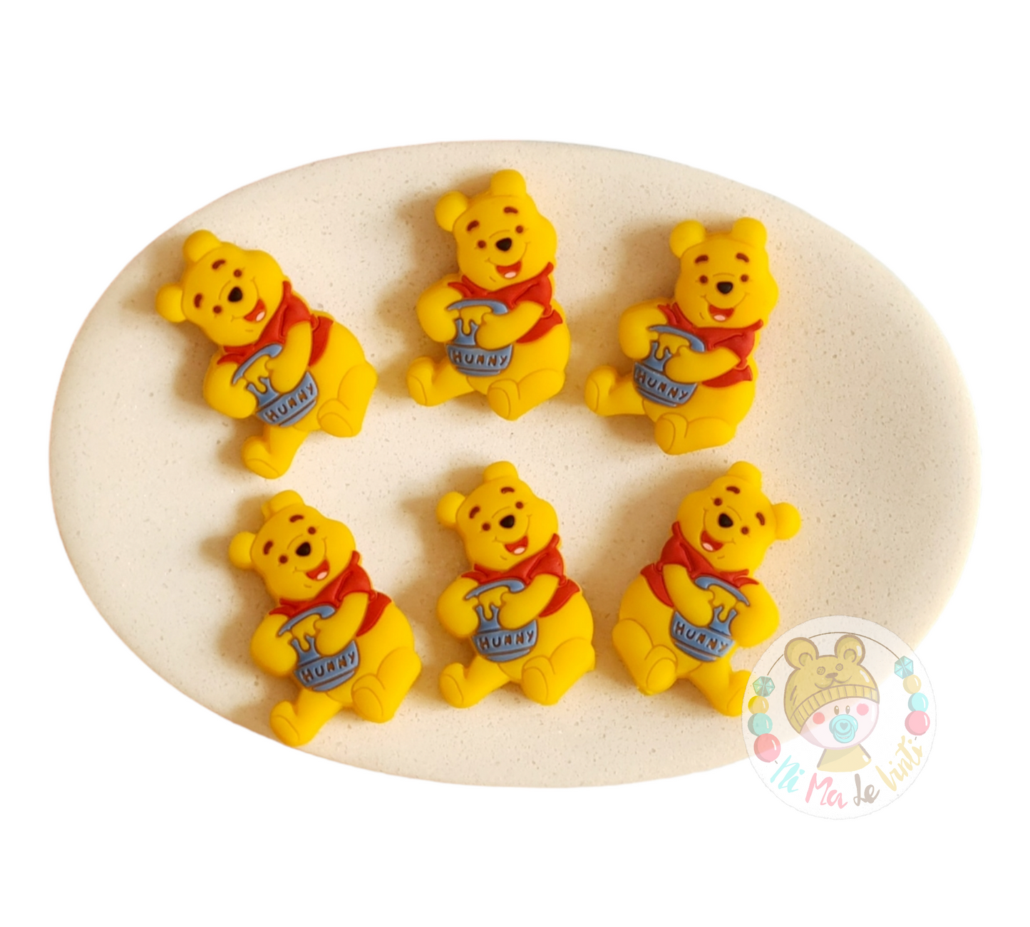 Winnie the Pooh Silicone Beads