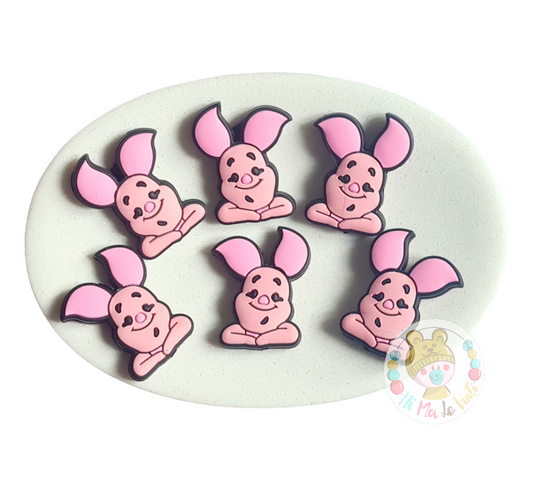 Piglet  Silicone Beads