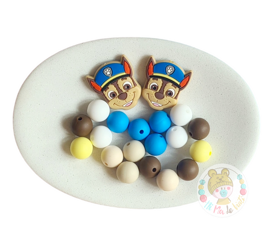 Paw Patrol Silicone Beads