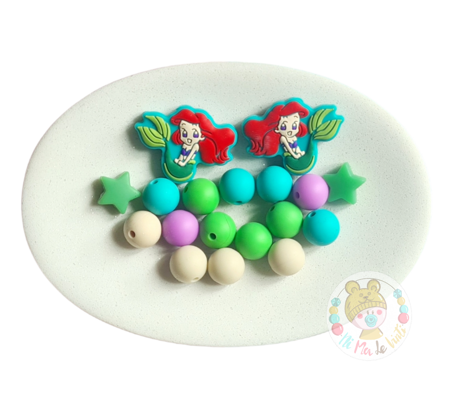 Little Marmaid Silicone Beads