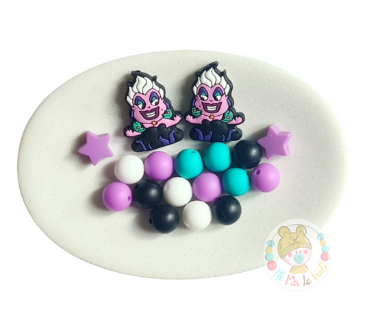 Little Marmaid - Ursula Silicone Beads