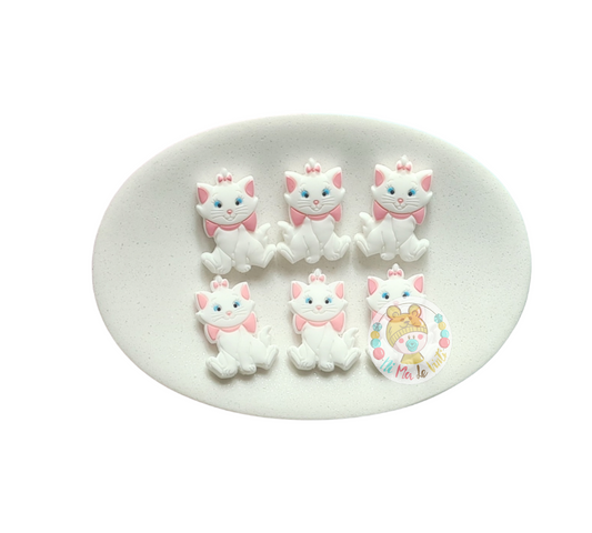 Mary Cat Focal Silicone Bead