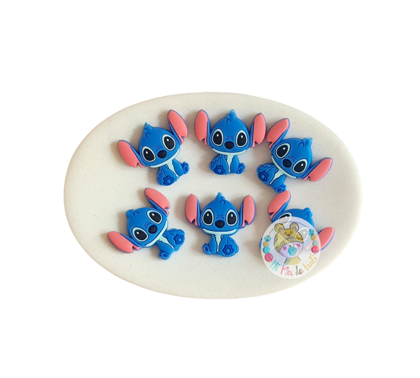 Stich Focal Silicone Bead